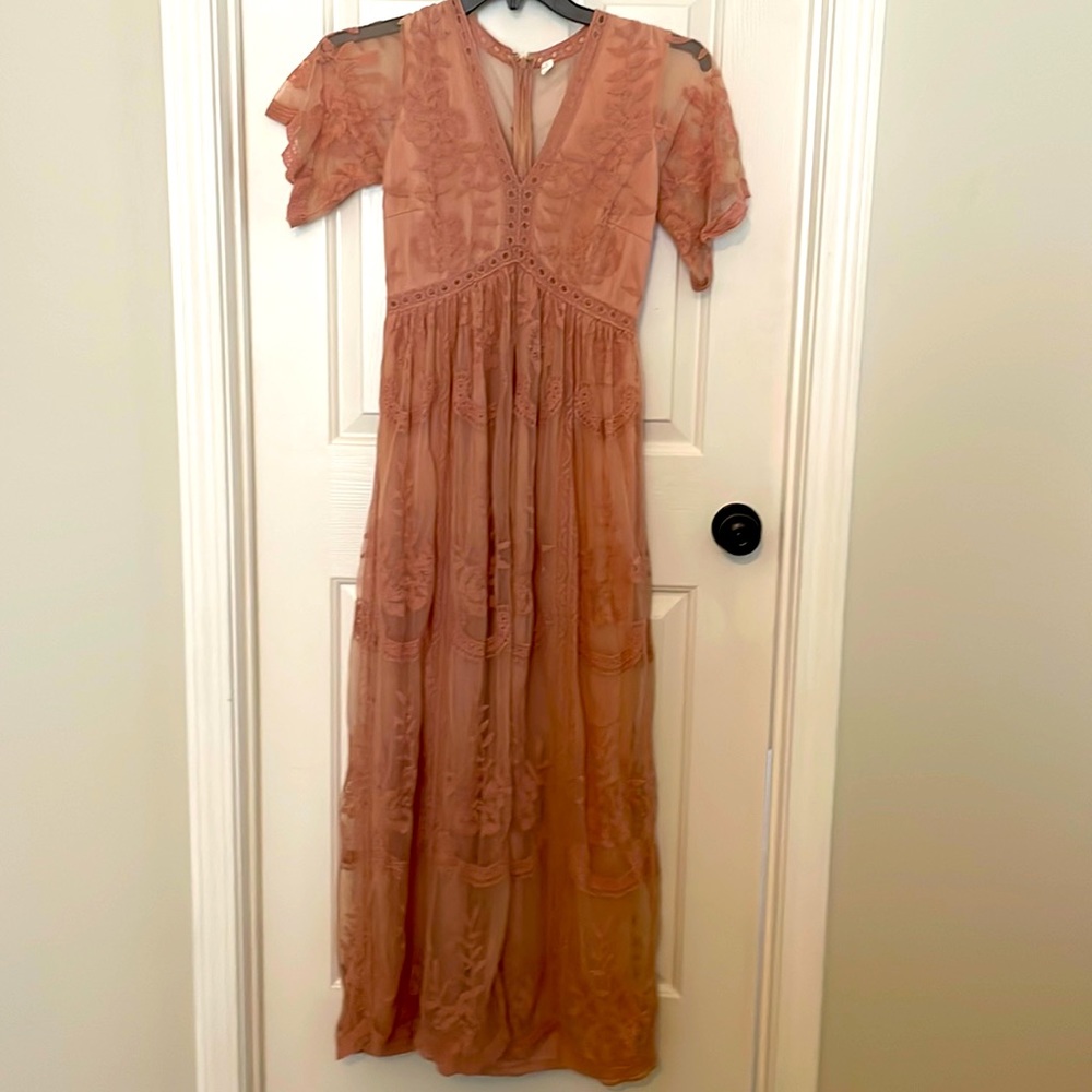 Floor length Maternity dress. Size Small.